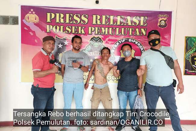 Polres Ogan Ilir Bekuk Perompak yang Sudah Lama Buron