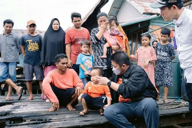 Tinjau Kebakaran Sungsang, HD Instrusikan Dinsos Dirikan Pusat Trauma Healing