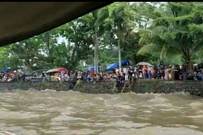 Stempel Sungai Komering Jadi Hiburan Tersendiri di Momen Lebaran