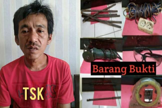 Temannya Ditangkap, Teman Maling Besi Ini Akhirnya Menyerah