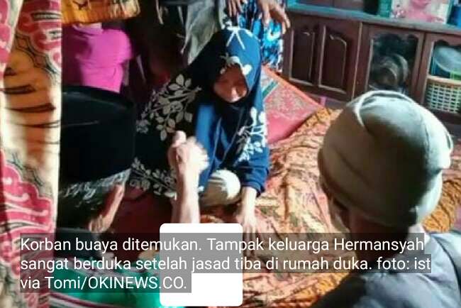 Korban Buaya Ditemukan Dengan Bagian Tubuh Tidak Utuh