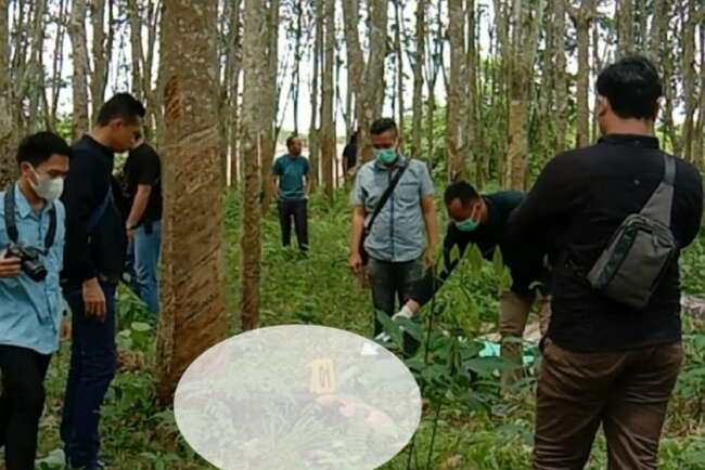 Pengajar Ponpes di Banyuasin Ditemukan Meninggal di Kebun Karet