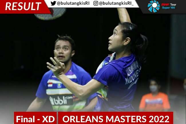 Rehan/Lisa Gagal Juara Orleans Masters 2022, Kalah dari Pasangan Singapura