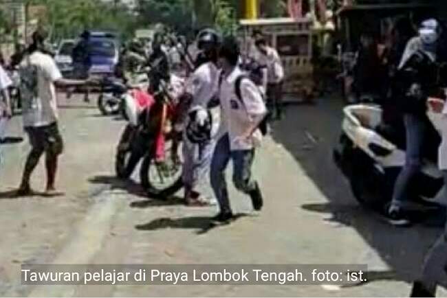 Usai PTM, Puluhan Pelajar Malah Tawuran