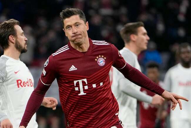 Lewandoski Mengamuk, Bayern Munich Bantai Salzburg 7-1