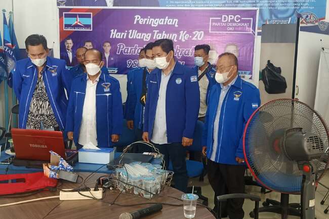 DPC Demokrat OKI Siapkan Kader Terbaik, Genjot Tiap Dapil 2 Kursi