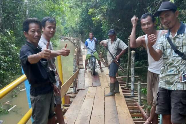 2 Dusun di Desa Talang Batu Usul Penyelesaian Jembatan Tahap 3