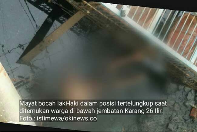 Mayat Pria ABG Ditemukan di Bawah Jembatan Karang