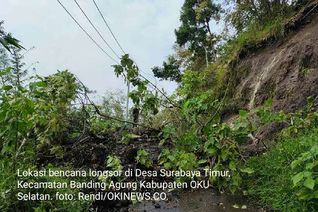 Longsor di Banding Agung, Arus Jalan Terputus Sementara