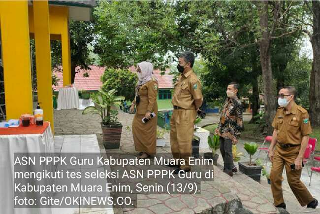 Ribuan Guru Honorer di Muara Enim Tes Seleksi PPPK