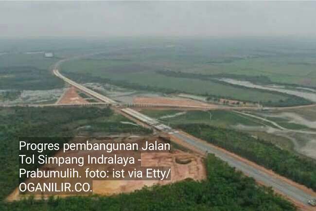 Tol Simpang Indralaya-Prabumulih Lancar di Lahan Bebas, Progres 7,491 Persen