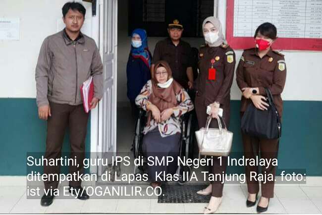 Kejari Ogan Ilir Jebloskan Oknum Guru SMPN 1 Indralaya ke Penjara