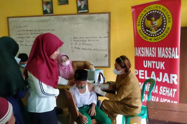 Mantapkan PTM, BIN Geber Vaksinasi Anak 6-11 Tahun