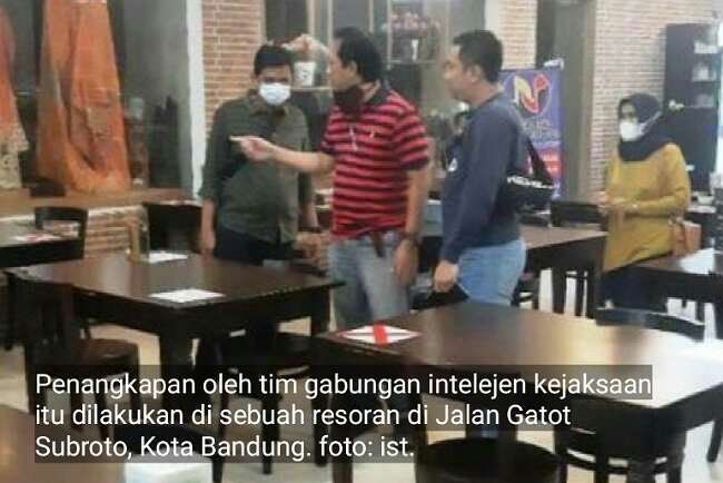 Buron 15 Tahun Terpidana Kasus Korupsi Dana Bank Mandiri Ditangkap saat Makan di Restoran