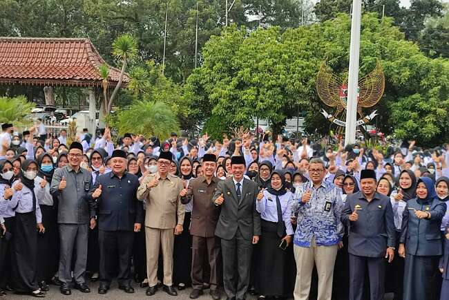 559 PPPK dan 69 CPNS Pemkot Palembang Resmi Dilantik