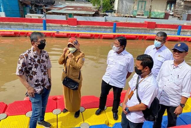 Penyangga Pelampung Sungai Sekanak Lambidaro Ditemukan Sudah Rusak