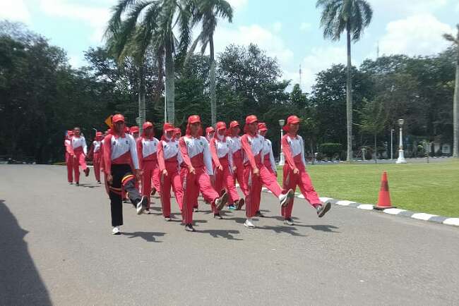 50 Paskibraka Sumsel Mulai Gelar Latihan