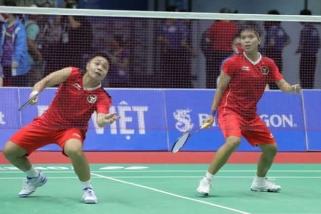 Debutan, Apri/Fadia Raih Medali Emas Usai Kalahkan Unggulan 2 Wakil Thailand