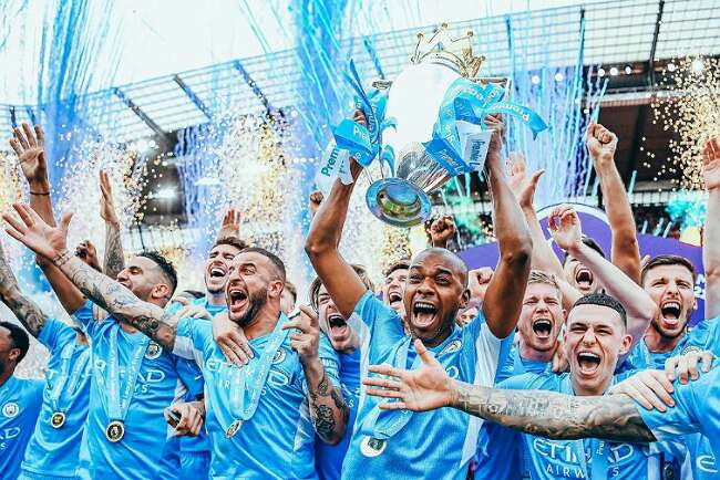 Menang Dramatis, Man City Juara Liga Inggris