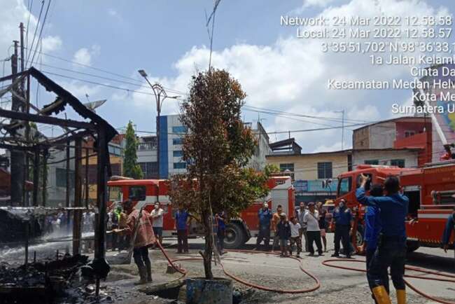 Tertangkap, Pelaku Pembakar Pos Polisi Polsek Sunggal