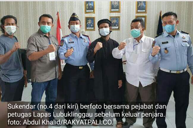 Akui NKRI, Satu Napi Teroris Lapas Lubuklinggau Hirup Udara Bebas