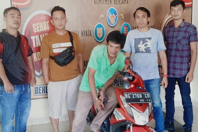 Babak Belur, Tukang Ojek Ini Mengaku MenCuri Motor untuk Bayar SPP Anak