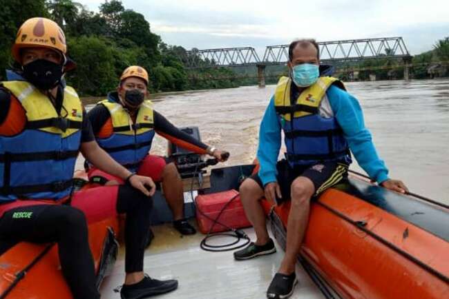 Tim SAR Kerja Keras Cari Pemancing Mania dari Jambi Tenggelam di Ulu Rawas