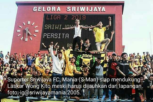 Suporter Sriwijaya FC Siap Beri Dukungan dari Rumah