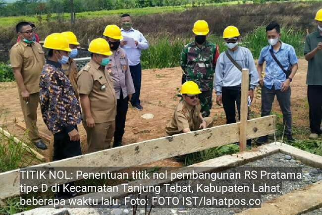 RS Pratama Lahat Siap Bangun, Camat Minta Tenaga Kerja Lokal Prioritas