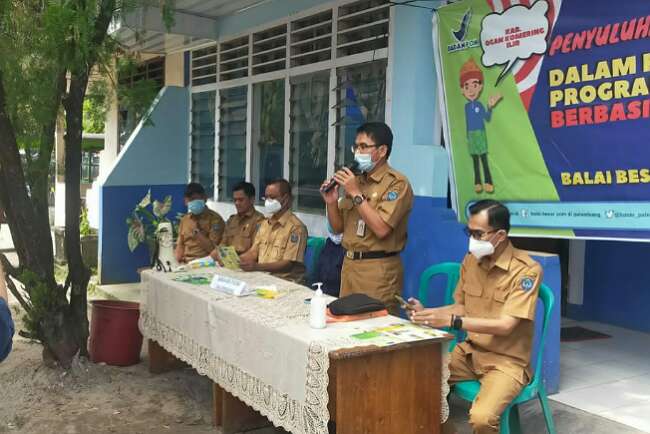 Pedagang Pasar Kayuagung Dapat Sosialisasi Pangan Bebas Bahan Berbahaya