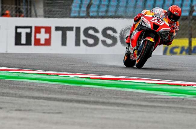 Waduh! Celaka Lagi, Motor Marquez Terbakar di Q2 MotoGP Italia