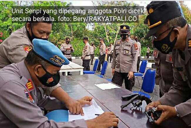 Hindari Penyimpangan, Senpi Anggota Polres OKU Terus Dicek