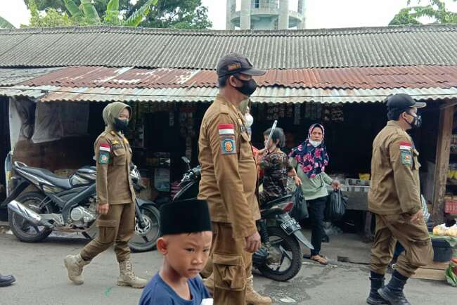 Berikan Rasa Aman Masyarakat Tim Gabungan Turun ke Pasar