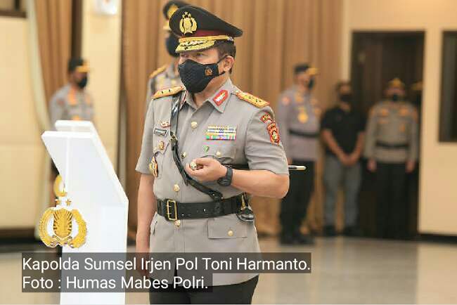 Sertijab Kapolda Sumsel yang Baru Berlangsung di Rupatama Mabes Polri