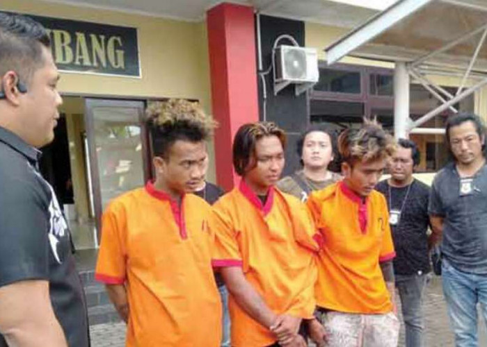 Ini Tampang Para Pelaku Begal Modus Keroyok di Simpang Bakaran Tegal Binangun, Motor Belum Sempat Dijual