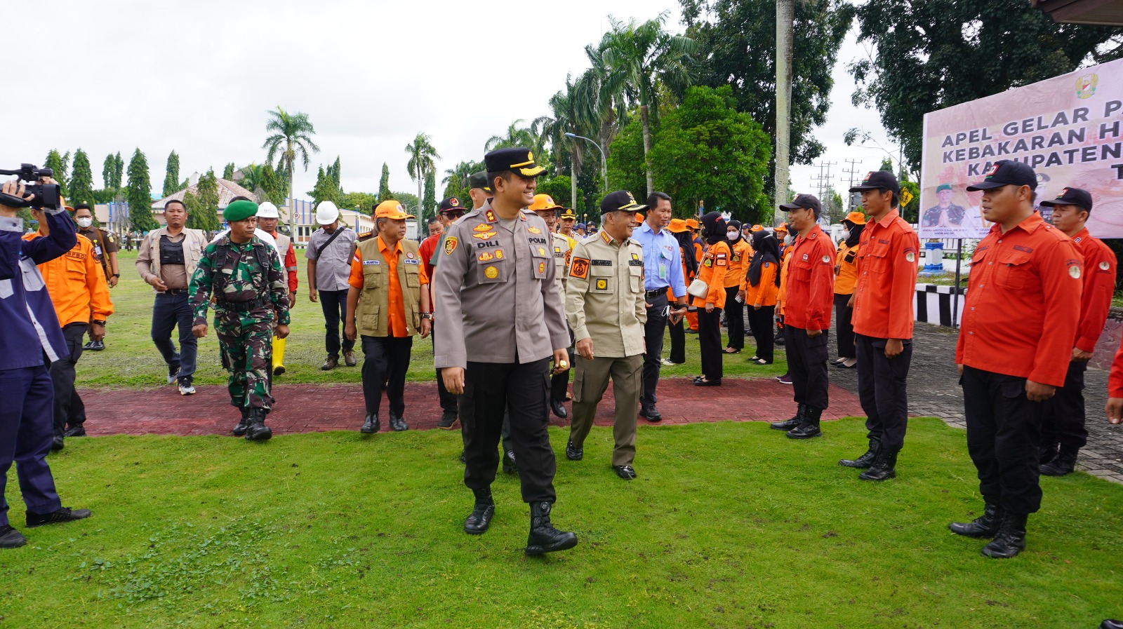 OKI Dipetakan Rawan Bencana, Bupati Pimpin Apel Siaga Karhutla Targetkan Zero Asap